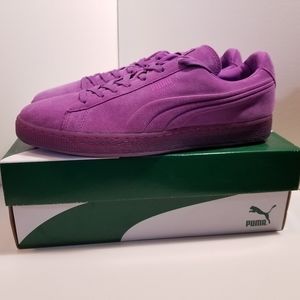 11.5 Puma Suede Purple Classic Emboss Iced Fluo